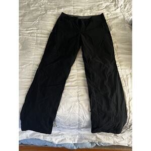 Eddie Bauer Men's Tech Fleece Lined Pants, Black, 34x34